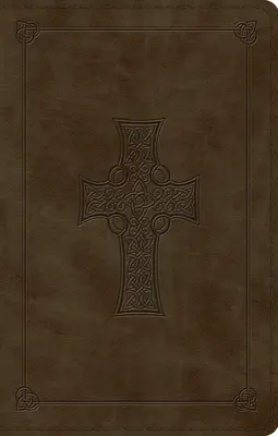 Biblia Cienkopisowa w Dużym Nakładzie - ESV - wzór krzyża - Large Print Value Thinline Bible-ESV-Cross Design