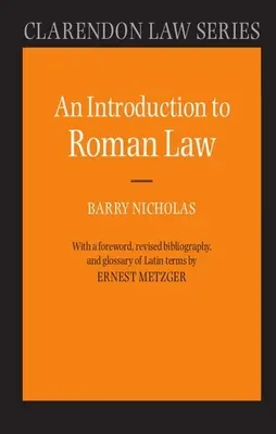 Wprowadzenie do prawa rzymskiego - An Introduction to Roman Law