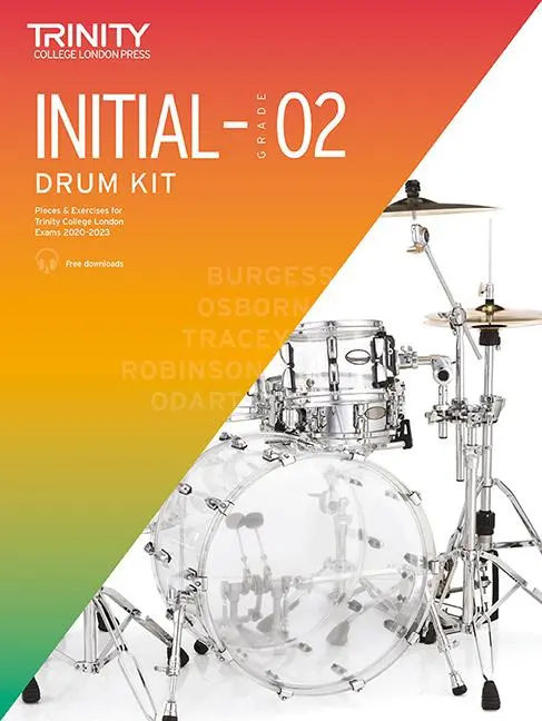 Trinity College London Zestaw perkusyjny 2020-2023. Początkowa klasa 2 - Trinity College London Drum Kit 2020-2023. Initial-Grade 2