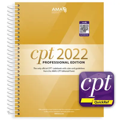 CPT Professional 2022 i pakiet aplikacji CPT Quickref - CPT Professional 2022 and CPT Quickref App Bundle