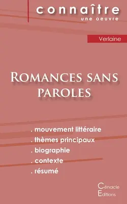 Fiche de lecture Romances sans paroles de Verlaine (Analyse littraire de rfrence et rsum complet)