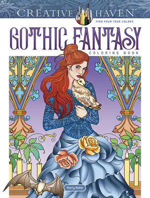Kolorowanka Creative Haven Gothic Fantasy - Creative Haven Gothic Fantasy Coloring Book