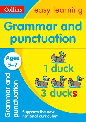 Collins Easy Learning Age 5-7 -- Gramatyka i interpunkcja w wieku 5-7 lat: New Edition - Collins Easy Learning Age 5-7 -- Grammar and Punctuation Ages 5-7: New Edition