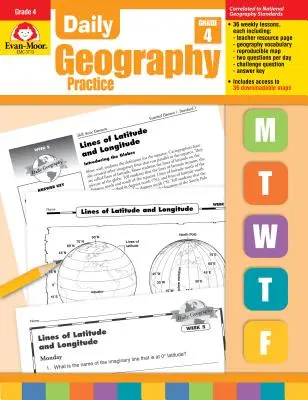 Codzienna praktyka geograficzna, klasa 4: EMC 3713 - Daily Geography Practice Grade 4: EMC 3713