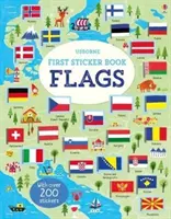 Pierwsza książeczka z naklejkami Flagi - First Sticker Book Flags