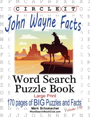 Kółko Graniaste, Fakty o Johnie Waynie, Wyszukiwanie słów, Puzzle Book - Circle It, John Wayne Facts, Word Search, Puzzle Book