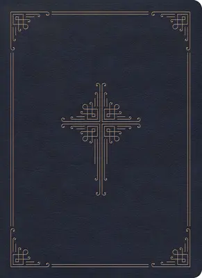 CSB Ancient Faith Study Bible, Navy Leathertouch: Czarne litery, Ojcowie Kościoła, notatki do studiowania i komentarze, znacznik wstążkowy, oprawa szyta, łatwa do czytania - CSB Ancient Faith Study Bible, Navy Leathertouch: Black Letter, Church Fathers, Study Notes and Commentary, Ribbon Marker, Sewn Binding, Easy-To-Read