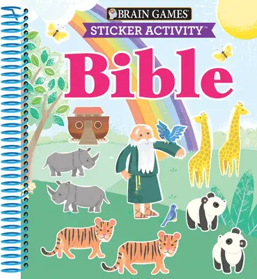 Gry Mózgowe - Naklejki: Biblia (dla dzieci w wieku 3-6 lat) - Brain Games - Sticker Activity: Bible (for Kids Ages 3-6)