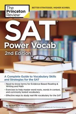 SAT Power Vocab, 2nd Edition: Kompletny przewodnik po słownictwie i strategiach na egzamin SAT - SAT Power Vocab, 2nd Edition: A Complete Guide to Vocabulary Skills and Strategies for the SAT