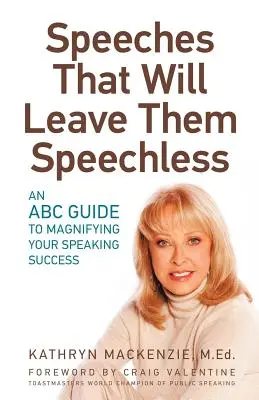 Przemówienia, które sprawią, że zaniemówią: Przewodnik ABC, jak zwiększyć swój sukces w przemawianiu - Speeches That Will Leave Them Speechless: An ABC Guide to Magnifying Your Speaking Success