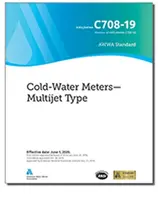 AWWA C708-19 Wodomierze do wody zimnej - typ wielostrumieniowy - AWWA C708-19 Cold-Water Meters - Multijet Type