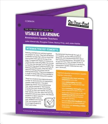 Przewodnik po widocznym uczeniu się - nauczyciele zdolni do oceniania - On-Your-Feet Guide to Visible Learning - Assessment-Capable Teachers