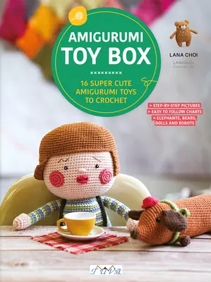 Amigurumi Toy Box: 16 super uroczych zabawek Amigurumi do szydełkowania - Amigurumi Toy Box: 16 Super Cute Amigurumi Toys to Crochet