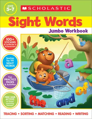 Zeszyt ćwiczeń Scholastic Sight Words Jumbo - Scholastic Sight Words Jumbo Workbook