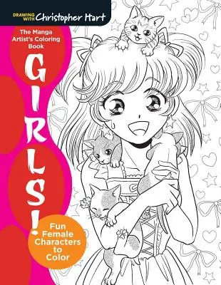 Kolorowanka artysty mangi: Dziewczyny! Zabawne kobiece postacie do pokolorowania - The Manga Artist's Coloring Book: Girls!: Fun Female Characters to Color