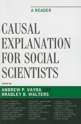 Wyjaśnienie przyczynowe dla naukowców społecznych: A Reader - Causal Explanation for Social Scientists: A Reader