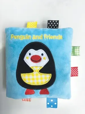 Pingwin i przyjaciele: Miękka i milutka książeczka dla niemowląt! - Penguin and Friends: A Soft and Fuzzy Book Just for Baby!