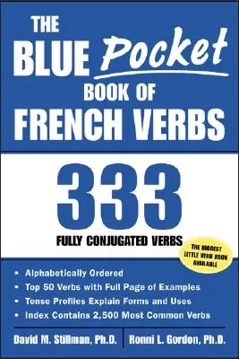 Niebieska Kieszonkowa Księga Czasowników Francuskich: 333 w pełni koniugowane czasowniki - The Blue Pocket Book of French Verbs: 333 Fully Conjugated Verbs