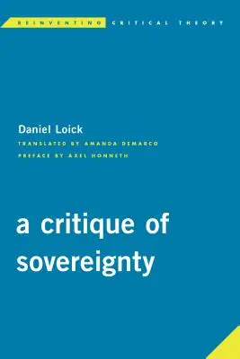 Krytyka suwerenności - A Critique of Sovereignty
