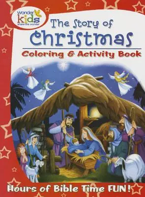 Kolorowanka i książeczka z ćwiczeniami Opowieść o Bożym Narodzeniu - The Story of Christmas Coloring and Activity Book