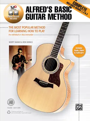 Alfred's Basic Guitar Method, Complete: Najpopularniejsza metoda nauki gry, książka i wideo / audio / oprogramowanie online - Alfred's Basic Guitar Method, Complete: The Most Popular Method for Learning How to Play, Book & Online Video/Audio/Software