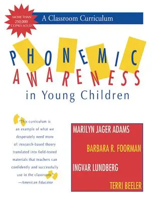 Świadomość fonemiczna u małych dzieci: A Classroom Curriculum - Phonemic Awareness in Young Children: A Classroom Curriculum