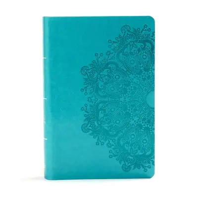 KJV Large Print Personal Size Reference Bible, Teal Leathertouch z indeksem - KJV Large Print Personal Size Reference Bible, Teal Leathertouch Indexed