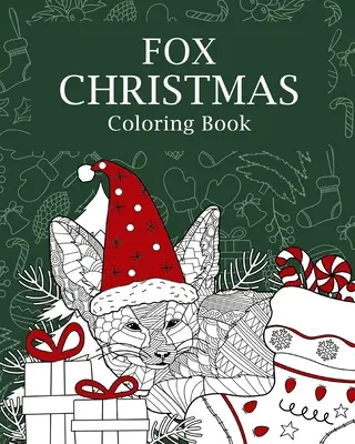 Świąteczna kolorowanka z lisem - Fox Christmas Coloring Book