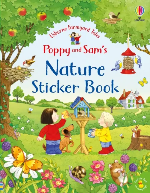 Przyrodnicza książka z naklejkami Poppy i Sama - Poppy and Sam's Nature Sticker Book