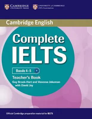 Complete Ielts Bands 4-5 Książka nauczyciela - Complete Ielts Bands 4-5 Teacher's Book