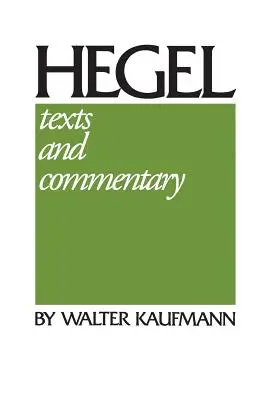 Hegel: Teksty i komentarze - Hegel: Texts and Commentary