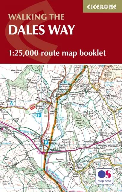 Broszura z mapą Dales Way - Dales Way Map Booklet