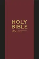 Kieszonkowa Biblia NIV z czarnej skóry klejonej z zamkiem błyskawicznym - NIV Pocket Black Bonded Leather Bible with Zip