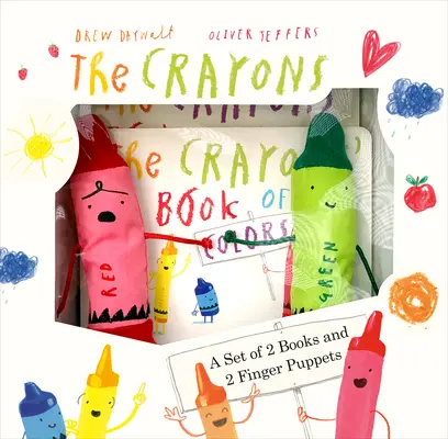 Kredki: zestaw książek i pacynek na palce - The Crayons: A Set of Books and Finger Puppets