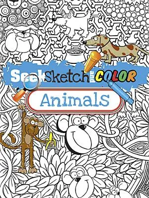 Znajdź, naszkicuj i pokoloruj zwierzęta - Seek, Sketch and Color Animals