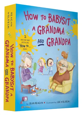 Jak opiekować się babcią i dziadkiem - zestaw książek planszowych - How to Babysit a Grandma and Grandpa Board Book Boxed Set