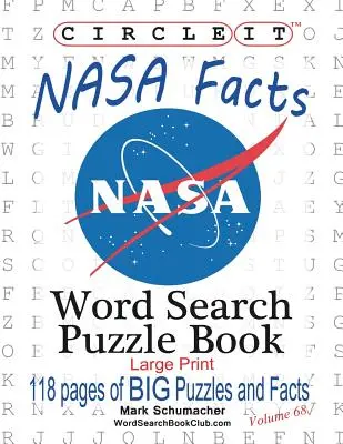 Krąg, Fakty o NASA, Duży druk, Wyszukiwanie słów, Książka z łamigłówkami - Circle It, NASA Facts, Large Print, Word Search, Puzzle Book