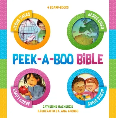 Biblia Peek-A-Boo: 4 książki planszowe - Peek-A-Boo Bible: 4 Board-Books