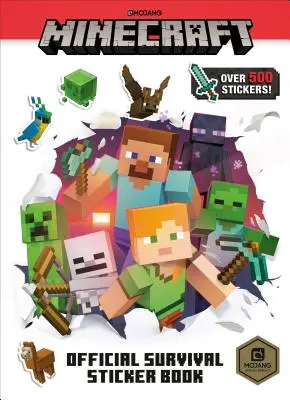 Minecraft Oficjalna książka z naklejkami przetrwania (Minecraft) - Minecraft Official Survival Sticker Book (Minecraft)