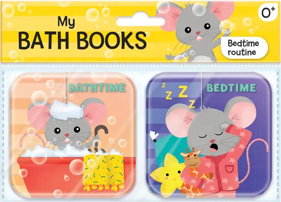 Moje książeczki do kąpieli - rutyna przed snem - My Bath Books - Bedtime Routine