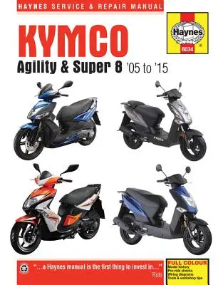 Skutery Kymco Agility i Super 8, '05-'15 - Kymco Agility & Super 8 Scooters, '05-'15