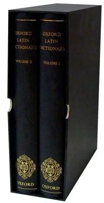 Oxford Latin Dictionary 2 Volume Set