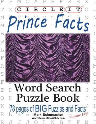 Krąg, Fakty o księciu, Wyszukiwanie słów, Puzzle Book - Circle It, Prince Facts, Word Search, Puzzle Book