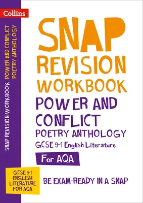 AQA Poetry Anthology Power and Conflict Workbook - idealny do nauki w domu, egzaminy w 2022 i 2023 roku - AQA Poetry Anthology Power and Conflict Workbook - Ideal for Home Learning, 2022 and 2023 Exams