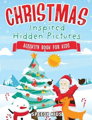 Inspirowana Bożym Narodzeniem książka z ukrytymi obrazkami dla dzieci - Christmas-Inspired Hidden Pictures Activity Book for Kids