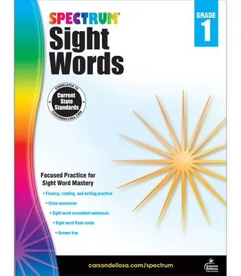 Spectrum Sight Words, klasa 1 - Spectrum Sight Words, Grade 1