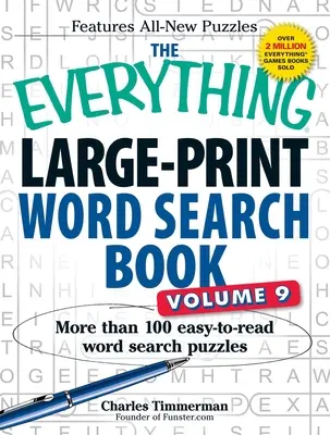 The Everything Large-Print Word Search Book, Volume 9: Ponad 100 łatwych do odczytania łamigłówek do wyszukiwania słów - The Everything Large-Print Word Search Book, Volume 9: More Than 100 Easy-To-Read Word Search Puzzles