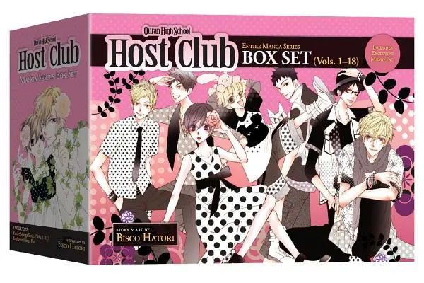 Kompletny zestaw Ouran High School Host Club - tomy 1-18 z Premium - Ouran High School Host Club Complete Box Set - Volumes 1-18 with Premium