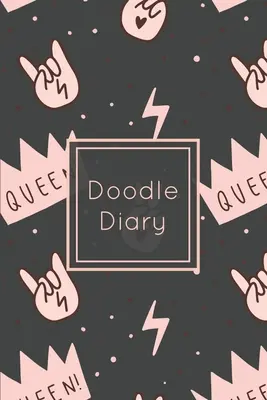 Doodle Diary: Pisanie podpowiedzi i puste strony do rysowania, prezent dla dziewczynek, notatnik, dziennik, książka - Doodle Diary: Writing Prompts & Blank Lined Drawing Pages, Girls Gift, Notebook, Journal, Book