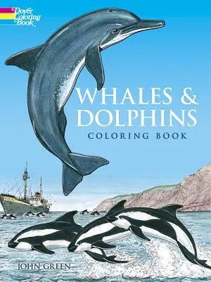 Kolorowanka wieloryby i delfiny - Whales and Dolphins Coloring Book